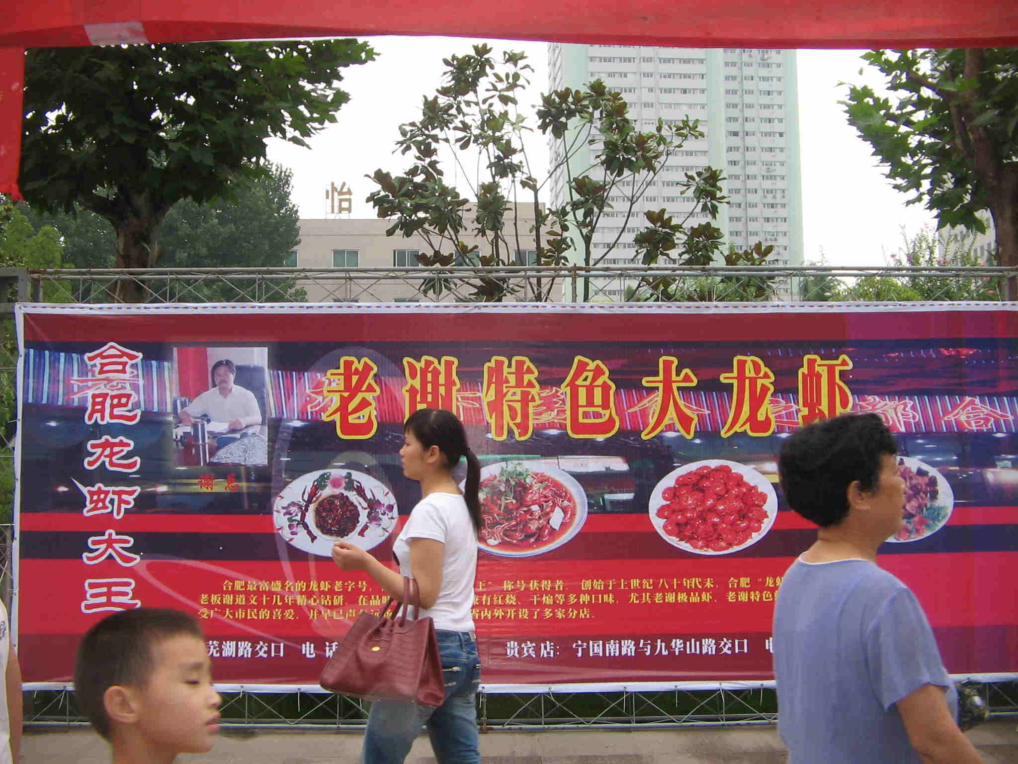 ２００７中国·合肥龙虾大王品牌展示