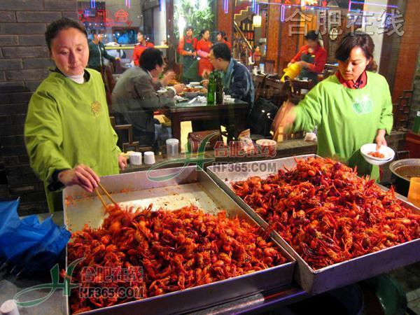 合肥：美味龙虾登场